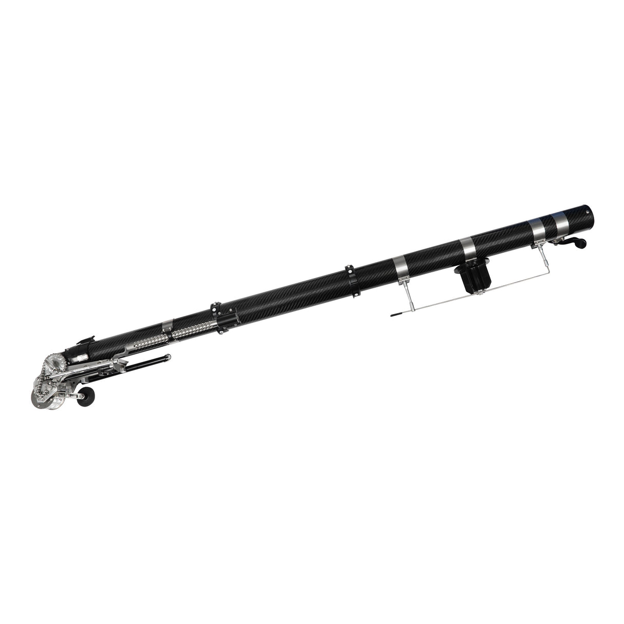 Columbia One Predator Automatic Taper made from black carbon fiber and steel components, side view