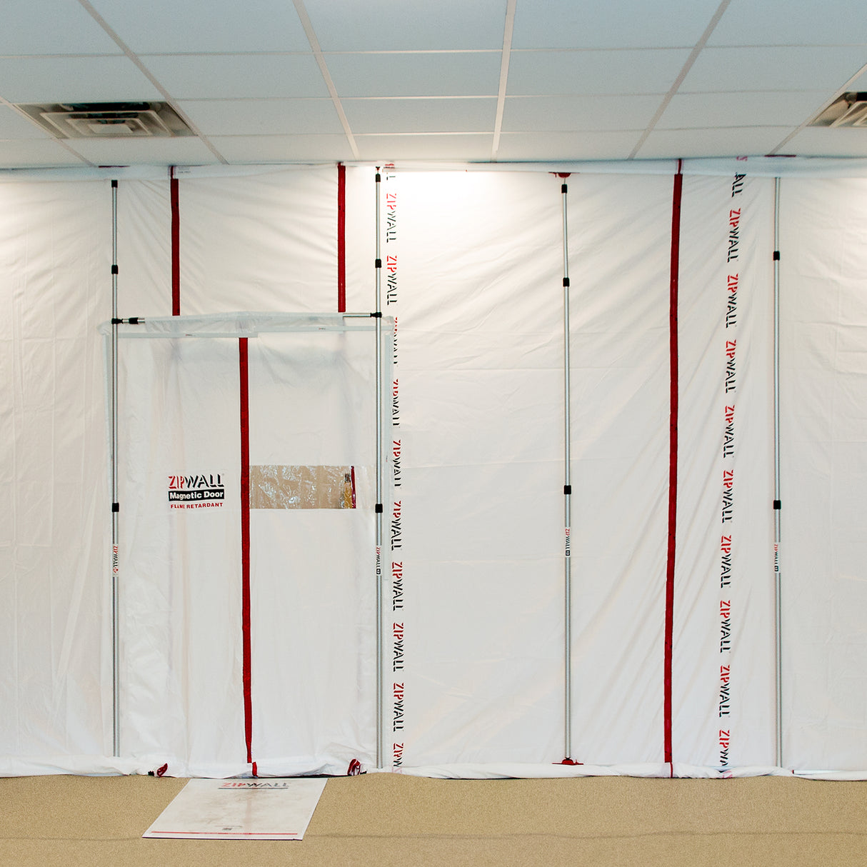 ZipWall® MDK Magnetic Dust Barrier Door Kit