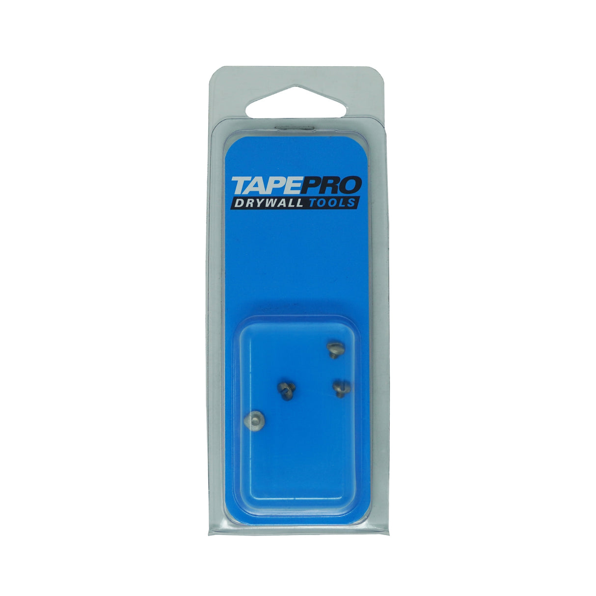 TapePro Flat Box Skid Tornillos, paquete de 4