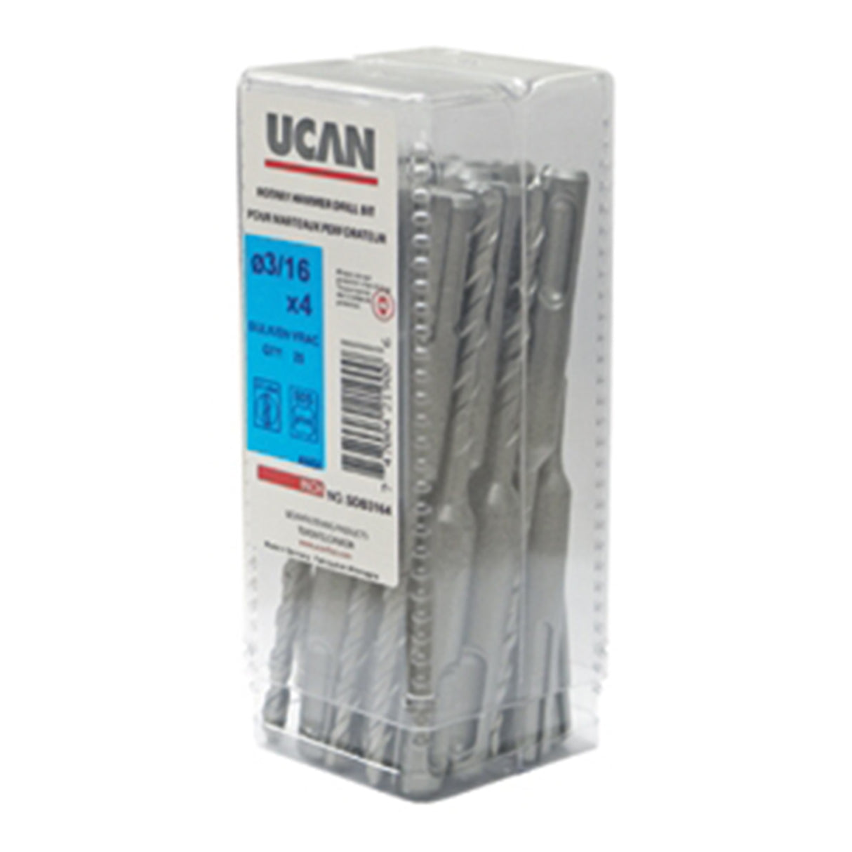 Mèches pour marteau perforateur UCAN SDS Plus
