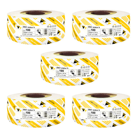Sia Abrasives Papier abrasif à dos éponge 4,5 po x 11 verges