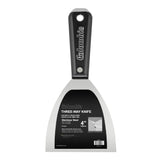 4-inch Columbia 3Way Putty Knife with stainless steel blade and black nylon handle