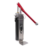 Level 5 Compound Pump with a black tube and red handle, including a filler, wrench, and bonus carrying case