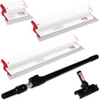 Level 5 Composite Skimming Blade Set including 10-inch, 16-inch, and 24-inch blades, featuring red composite end caps and a white plastic body
