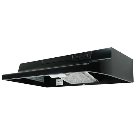 Campanas extractoras Air King Advantage con conductos para debajo del gabinete, con ventilador de 2 velocidades e iluminación incandescente
