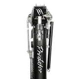 Close-up of Columbia One Predator Automatic Taper head with white Predator logo, top view