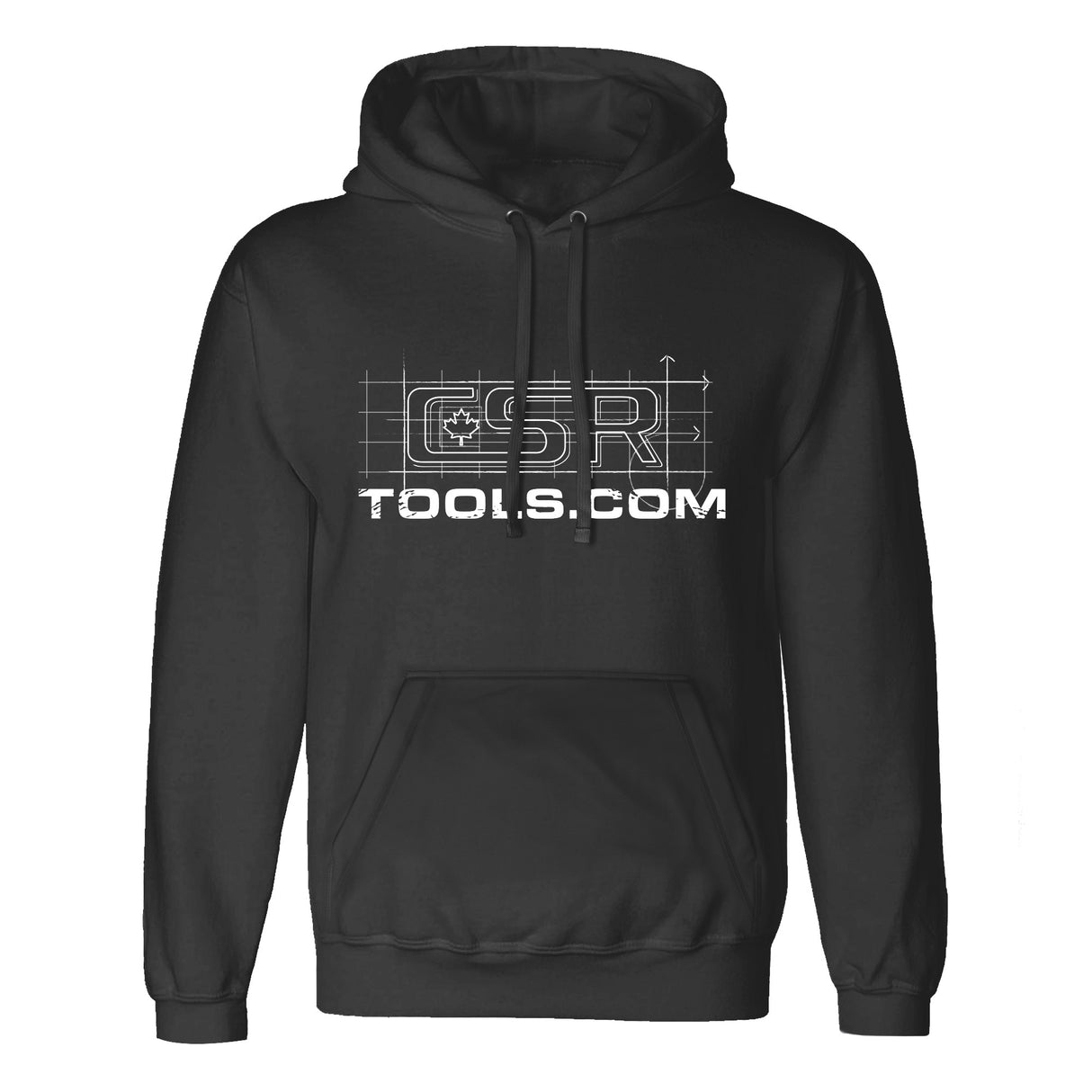Sweat à capuche noir CSR Drafting ATC