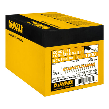 Pasadores de sujeción para clavadoras de hormigón DeWalt