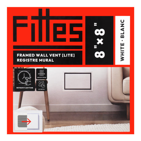 Aria Lite - Retour d'évent mural encadré