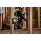 Kit de base láser de línea cruzada verde recargable por USB DeWalt DCLE14201GB