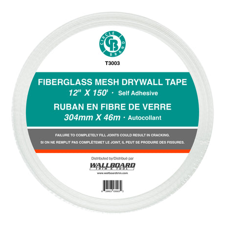 Circle Brand 12" Fiberglass Mesh Tape