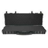 Open black 46-inch TapeTech Hard Utility Case with black foam interior