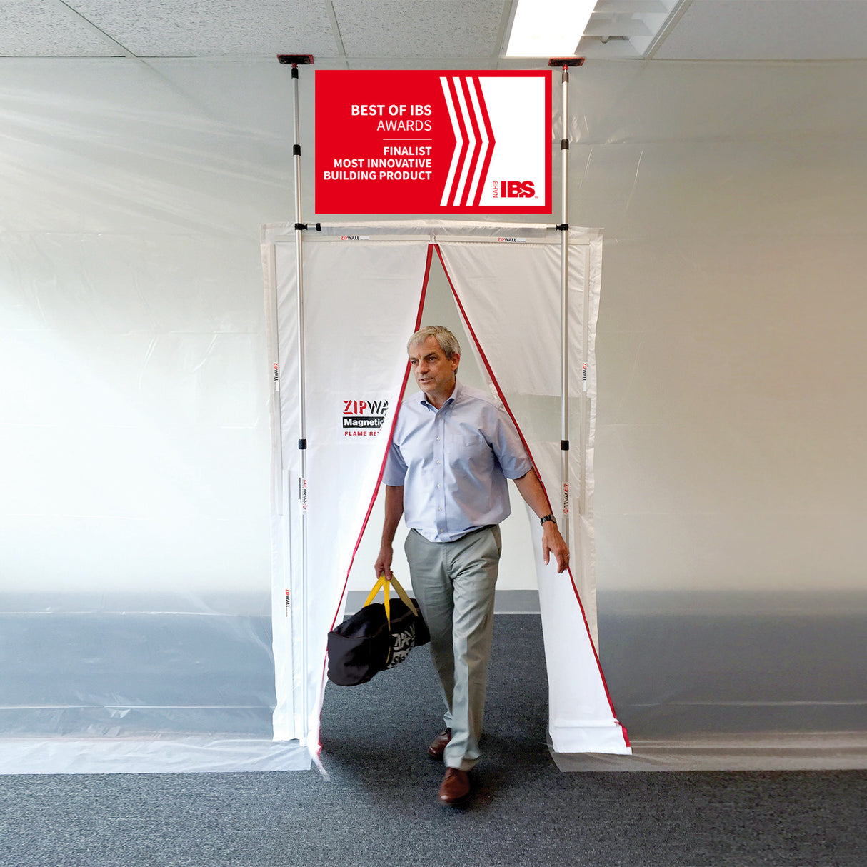 ZipWall® MDK Magnetic Dust Barrier Door Kit
