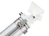 Close-up of TapeTech 14TT MudRunner head with clear tube and corner finisher head attached