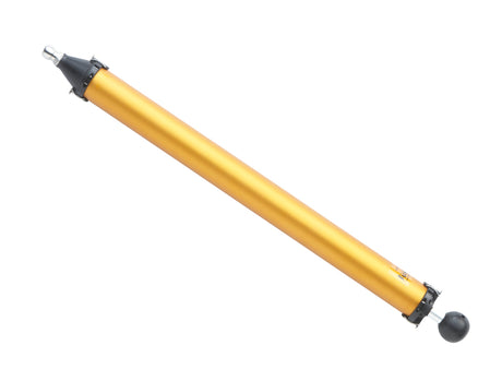 24-inch TapeTech Compound Tube made from aluminum with a gold finish and steel components with a black finish