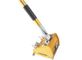 7-inch TapeTech Power Assist MAXXBOX Flat Box with gold aluminum body attached to a TapeTech box handle