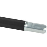 Close-up of D-shaped fitting on black 43-inch TapeTech FH-TT Fibreglass Support Handle