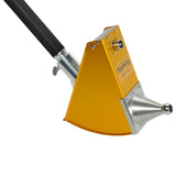 Close-up of 43-inch TapeTech FH-TT Fibreglass Support Handle attached to a TapeTech corner applicator box