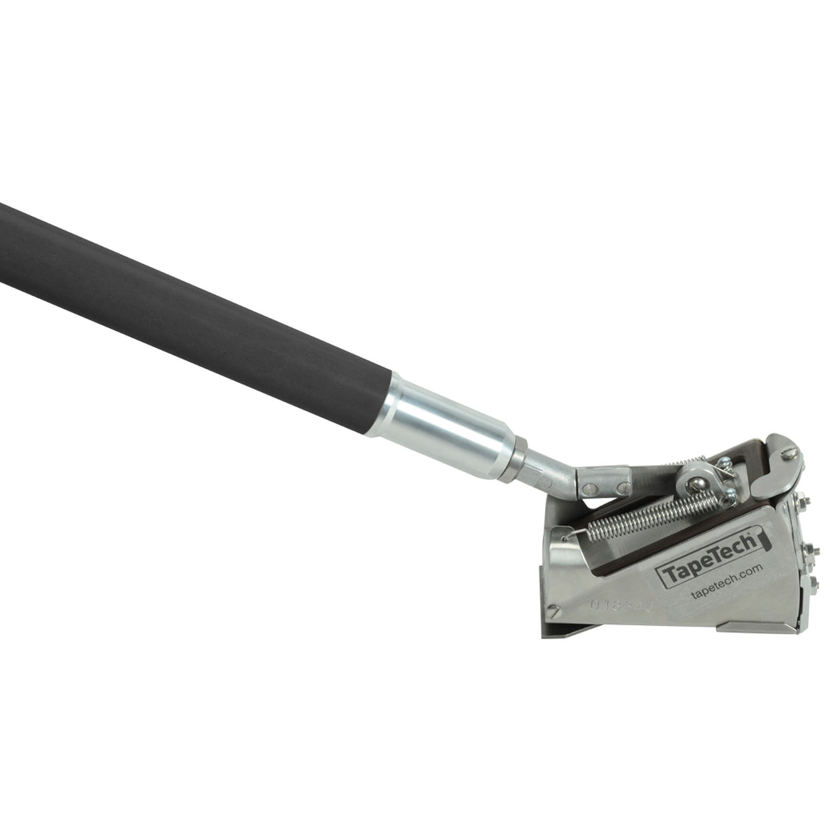 Close-up of 43-inch TapeTech FH-TT Fibreglass Support Handle attached to a TapeTech nail spotter