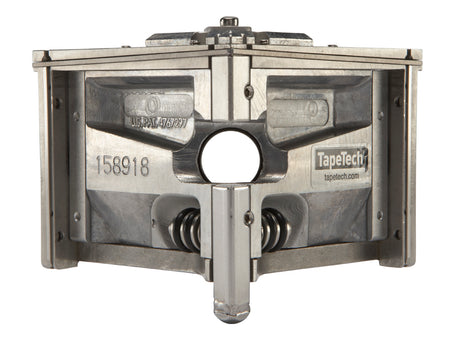 3.5-inch TapeTech Corner Finisher with stainless steel frame and positive ball retainer, front view