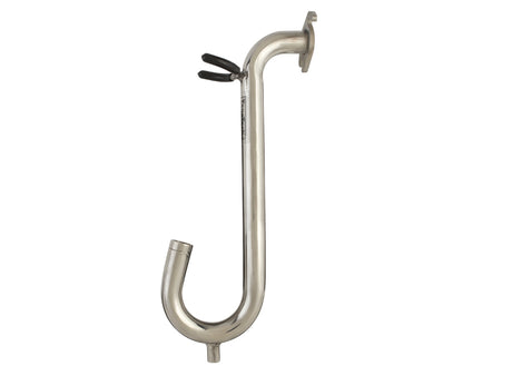 Steel TapeTech 85T Gooseneck Adapter with black rubber sleeves on automatic taper holder
