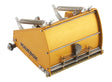 7-inch TapeTech Power Assist MAXXBOX Flat Box with gold aluminum body, brass blade holder, and crown control