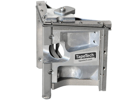 2-inch TapeTech Corner Finisher with stainless steel frame and positive ball retainer, quarter view