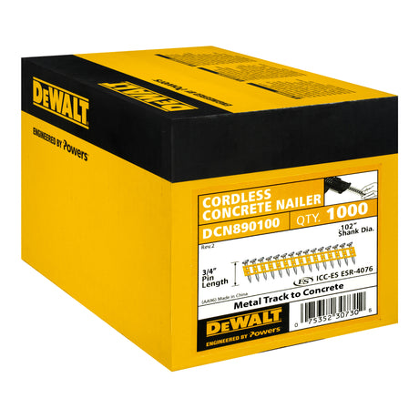 Pasadores de sujeción para clavadoras de hormigón DeWalt