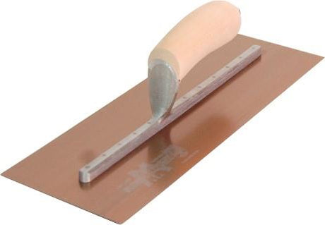 Paleta de acabado PermaShape® de acero inoxidable dorado Marshalltown