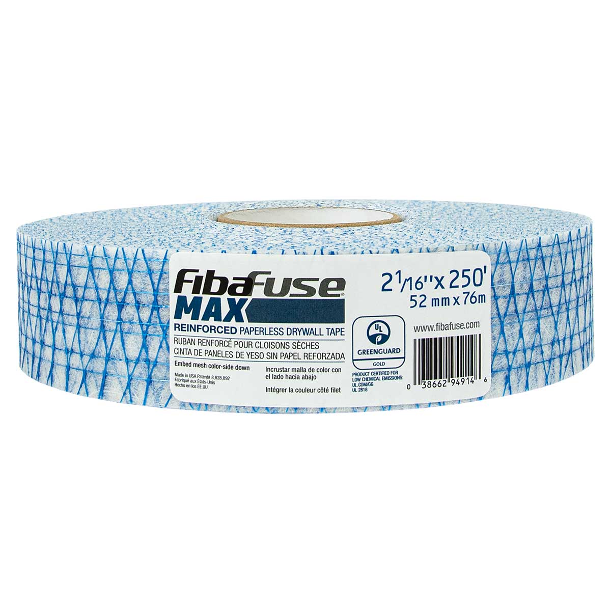 Ruban pour cloison sèche renforcé FibaFuse™ 2 1/16" MAX