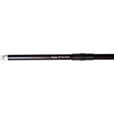 Black Columbia 180 Grip Flat Box handle with gunmetal grey break handle and black rubber grip, top view