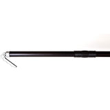 Black Columbia 180 Grip Flat Box handle with gunmetal grey break handle and black rubber grip