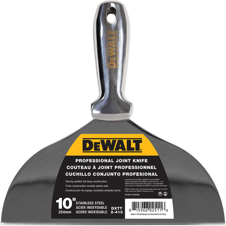 DeWalt One Piece Stainless Steel Putty Knives with Welded Handle