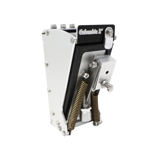 2-inch Columbia Nail Spotter made of billet aluminum and steel components with black details