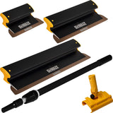 Ensemble de lames d'écumage DeWalt - 10", 16", 24" avec poignée extensible