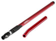 52-inch Level 5 Extendable Accessory Handle made of solid aluminum, with red finish and corner applicator handle attachment