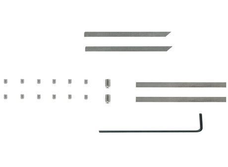 TapeTech Corner Finisher Blade Kit including blades, allen key, and set screws