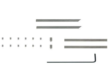 TapeTech Corner Finisher Blade Kit including blades, allen key, and set screws