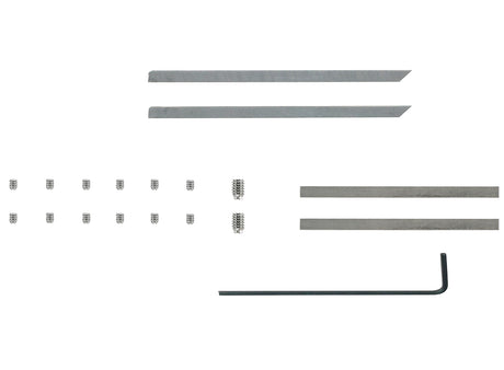 TapeTech Corner Finisher Blade Kit including blades, allen key, and set screws