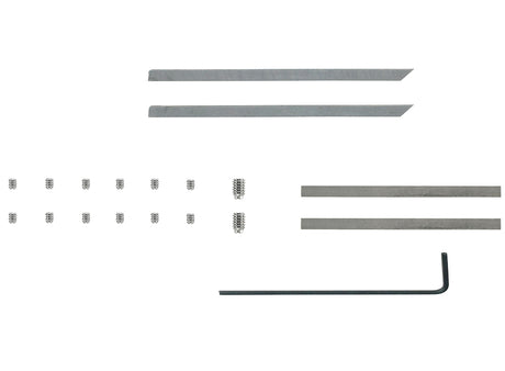 TapeTech Corner Finisher Blade Kit including blades, allen key, and set screws