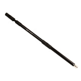 Slightly extended Columbia One Extendable Handle made from billet aluminum and steel components with a black finish, and black rubber grips