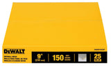 Disques de papier abrasif pour cloisons sèches à mailles DeWalt de 9 po