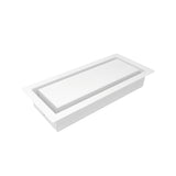 Ventilación de pared con marco Aria Luxe