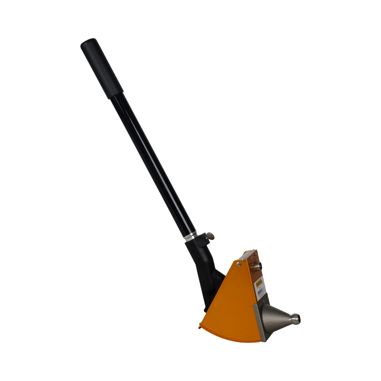 18-inch TapeTech FHTT-CC Closet Crusher Handle with black finish attached to a TapeTech corner applicator box