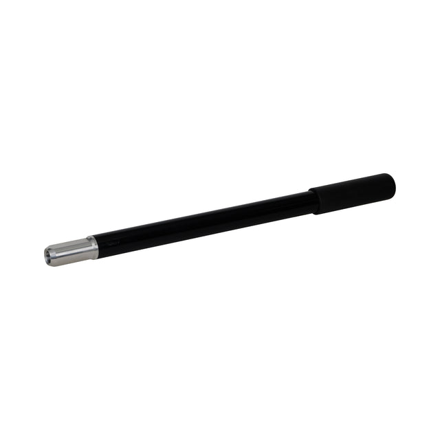 18-inch TapeTech FHTT-CC Closet Crusher Handle with black finish and D-shape fitting