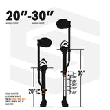 SurPro S1 Single Sided Aluminum Drywall Stilts