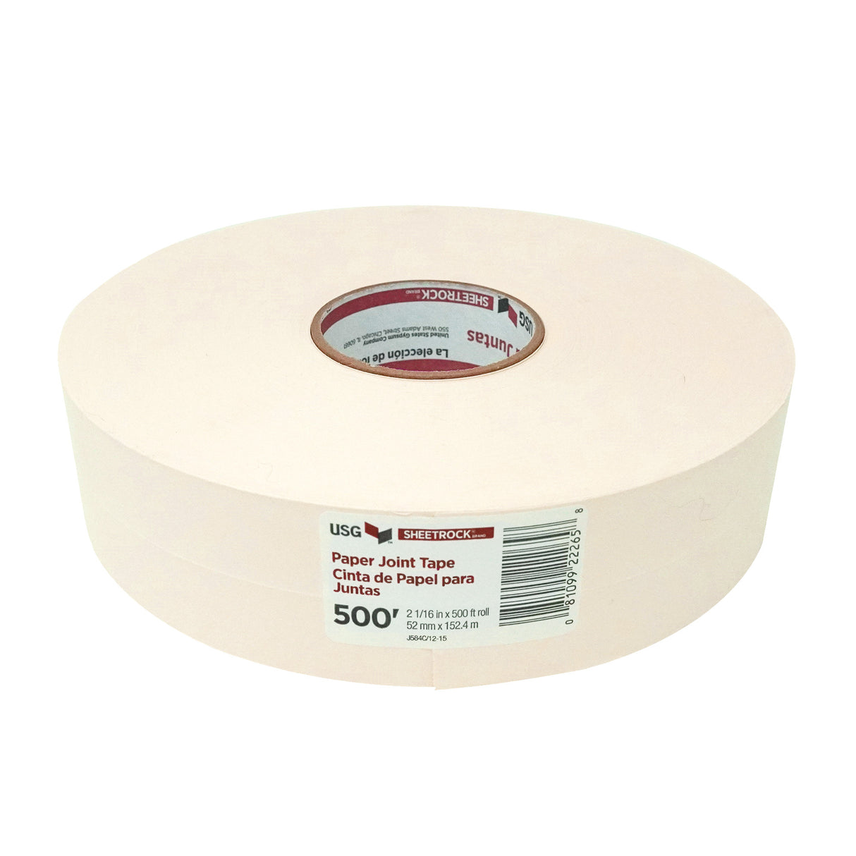 Ruban adhésif pour cloisons sèches USG Sheetrock™ 2-1/16″ x 500′