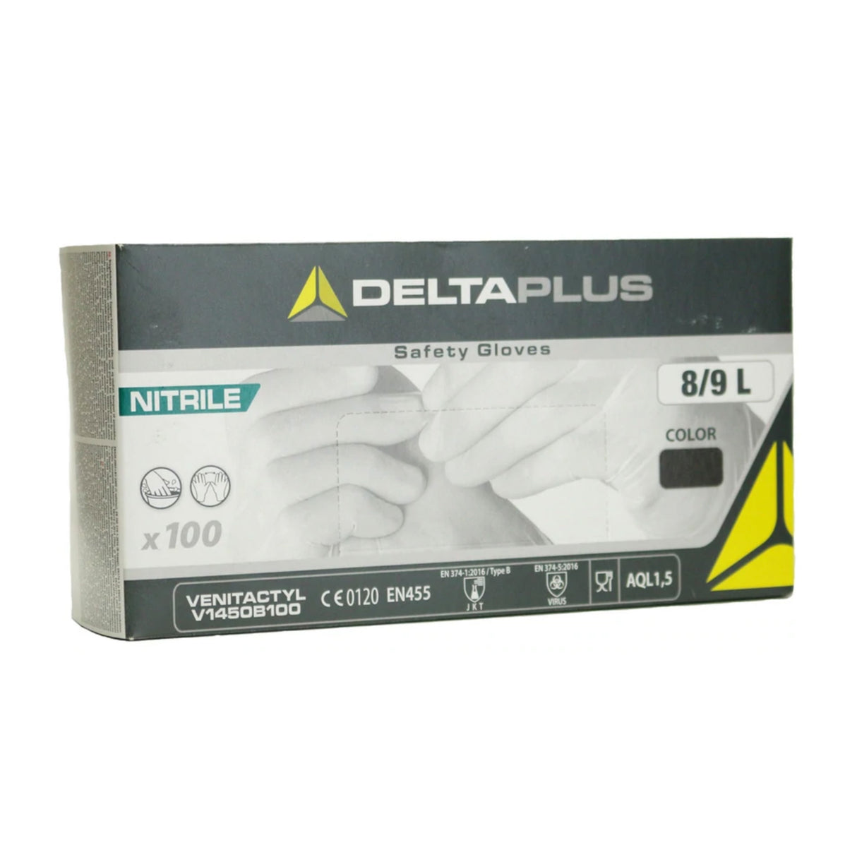 Guantes desechables de nitrilo sin polvo Degil - Caja de 100