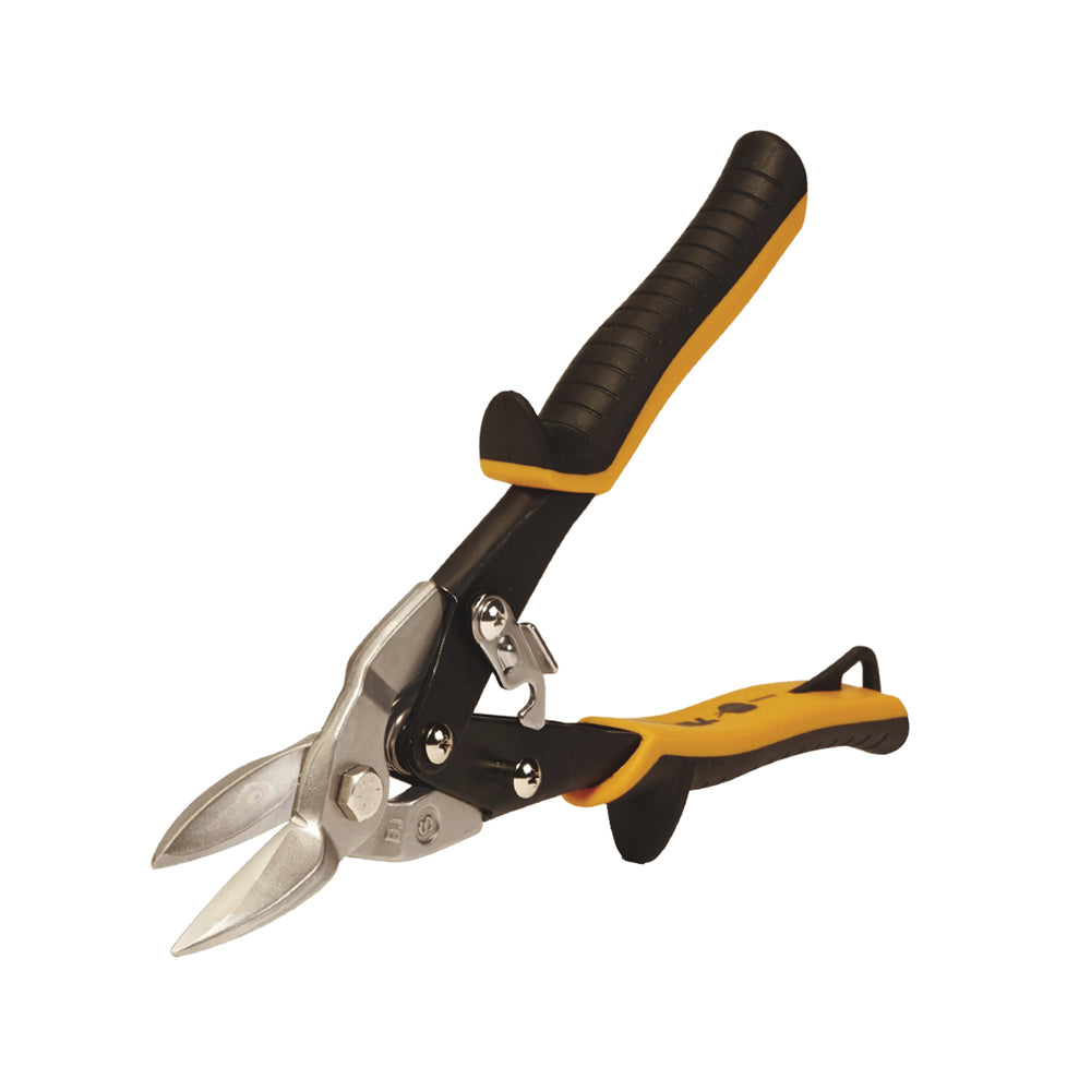 Tijeras de aviación Malco con empuñaduras Power-Fit