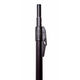Close-up of Columbia Hydra-Reach Long Extendable Flat Box Handle made from aluminum and steel components with a black finish and rubber grips